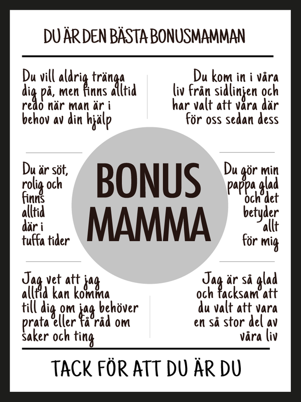 Bonusmamma affisch