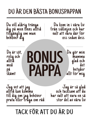 Bonuspappa affisch