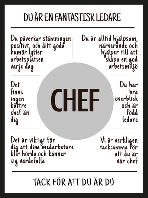 Chef affisch