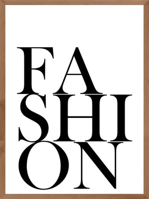 Fashion plakat citat