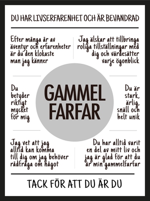 Gammelfarfar affisch