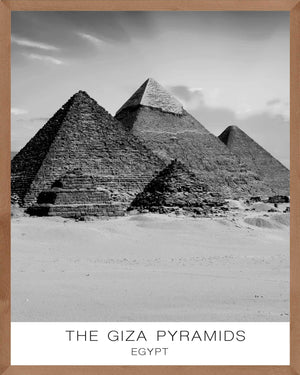 Giza pyramiderne - Plakat byer