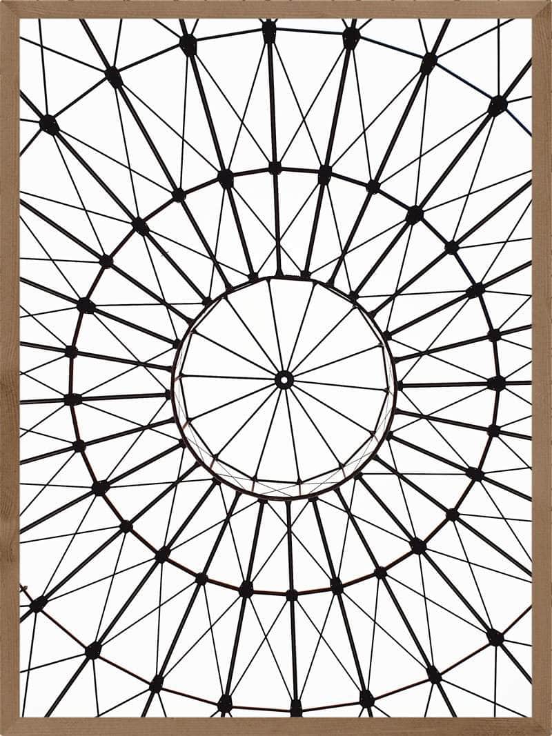 Glastag plakat arkitektur