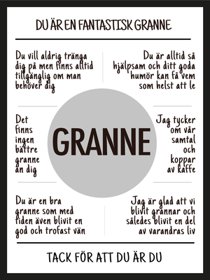 Granne affisch