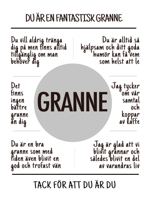 Granne affisch