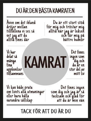 Kamrat affisch