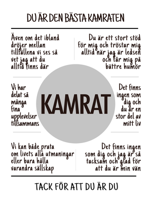 Kamrat affisch