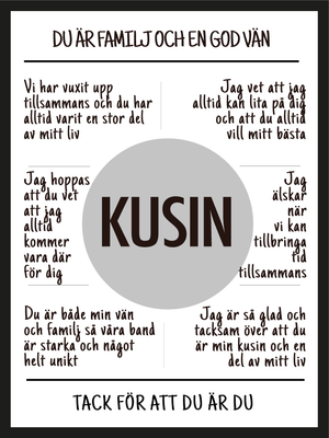 Kusin affisch