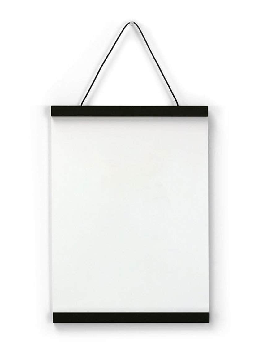 Magnet plakatlister, Sort 51 cm rammer