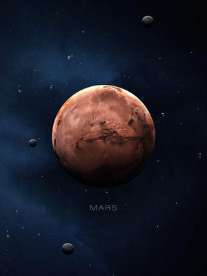 Mars plakat natur