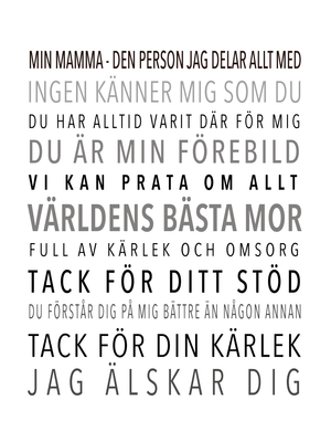 Min mamma affisch