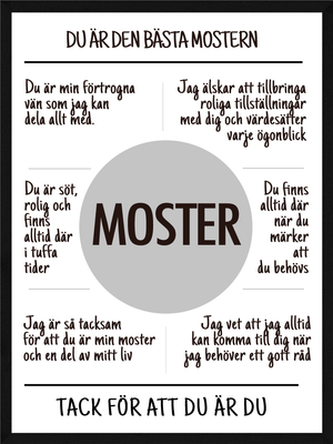 Moster plakat