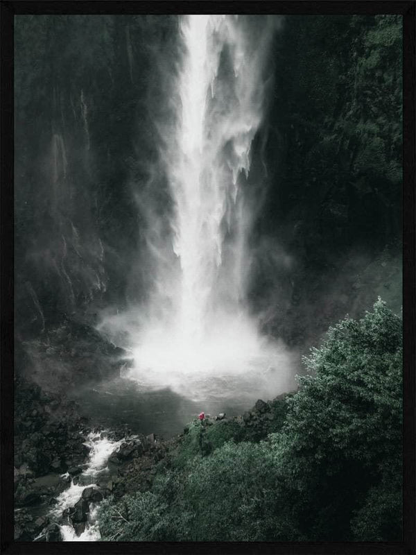 Naturvandfald plakat natur