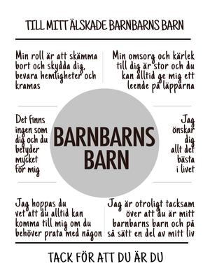 Barnbarnsbarn affisch