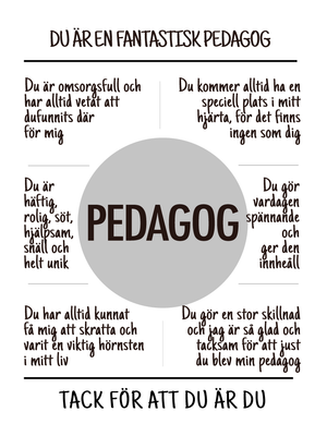 Pedagog affisch