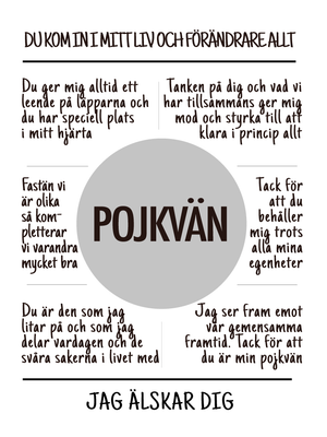 Pojkvän affisch