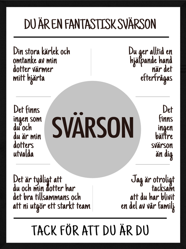 Svärson affisch