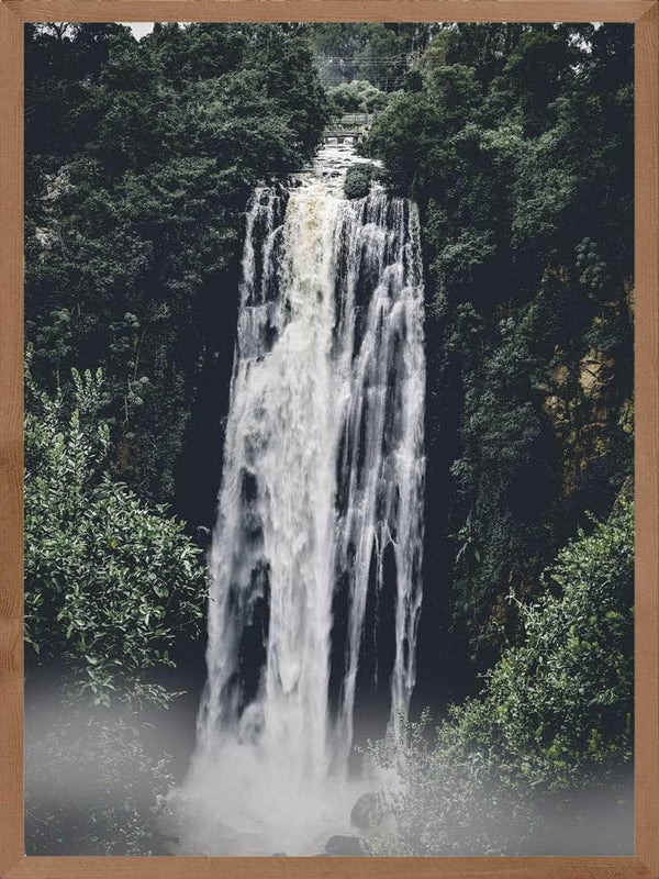 Vandfald plakat natur